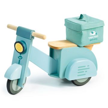 Scuter pentru livrare, din lemn premium, Tender Leaf Toys Scuter pentru livrare, din lemn premium, Tender Leaf Toys