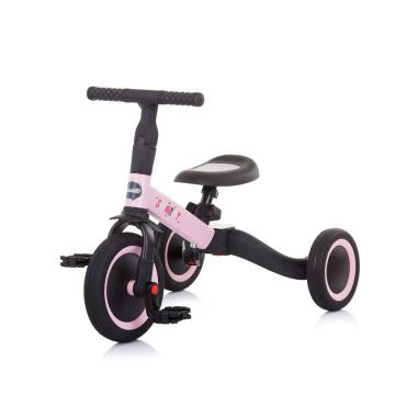 Tricicleta 2 in 1 Chipolino Smarty Roz Tricicleta 2 in 1 Chipolino Smarty Roz