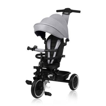 Tricicleta copii, Lionelo, Berry, 2 in 1, Multifunctionala, Suport picioare, Control al directiei, Scaun reversibil, Rotire 360 grade, Functie de roata libera, Utilizare pana la 5 ani, Constructie din otel, Conform cu standardul EN71, Gri, Resigilat Tricicleta copii, Lionelo, Berry, 2 in 1, Multifunctionala, Suport picioare, Control al directiei, Scaun reversibil, Rotire 360 grade, Functie de roata libera, Utilizare pana la 5 ani, Constructie din otel, Conform cu standardul EN71, Gri, Resigilat