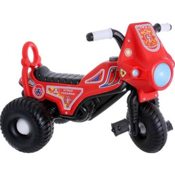 Tricicleta copii, Super Plastic Toyscu pedale Fireman