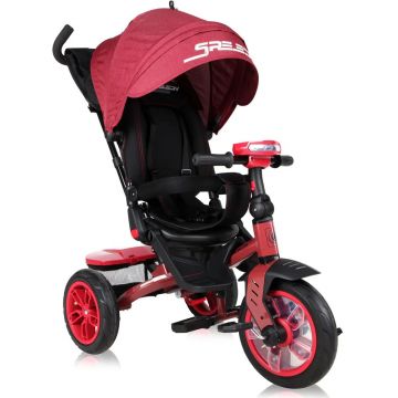 Tricicleta cu parasolar si scaun rotativ Lorelli Speedy Air Rosu Negru Tricicleta cu parasolar si scaun rotativ Lorelli Speedy Air Rosu Negru