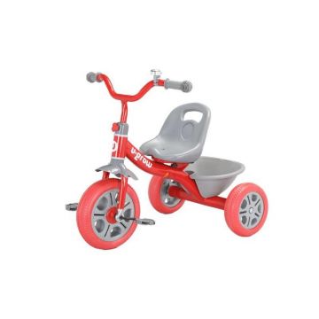 Tricicleta cu pedale, rosie, U-Grow Tricicleta cu pedale, rosie, U-Grow