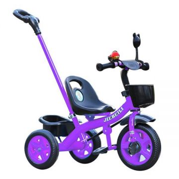 Tricicleta mov cu pedale pentru copii 2-5 ani Tricicleta mov cu pedale pentru copii 2-5 ani