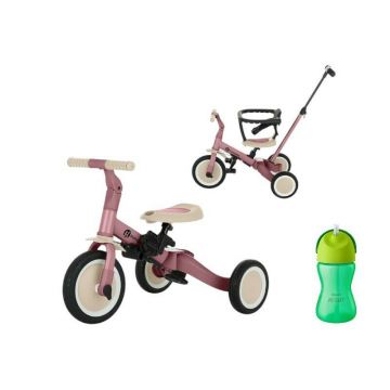 Tricicleta, Petite&Mars, Turbo, 5 in 1, Multifunctionala, Maner de ghidaj detasabil, Roti din cauciuc, Pana la 25 kg, Roz + Sticluta cu pai, Philips Avent, 300 ml, 12 luni+, Verde Tricicleta, Petite&Mars, Turbo, 5 in 1, Multifunctionala, Maner de ghidaj detasabil, Roti din cauciuc, Pana la 25 kg, Roz + Sticluta cu pai, Philips Avent, 300 ml, 12 luni+, Verde