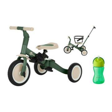 Tricicleta, Petite&Mars, Turbo, 5 in 1, Multifunctionala, Maner de ghidaj detasabil, Roti din cauciuc, Pana la 25 kg, Verde + Sticluta cu pai, Philips Avent, 300 ml, 12 luni+, Verde Tricicleta, Petite&Mars, Turbo, 5 in 1, Multifunctionala, Maner de ghidaj detasabil, Roti din cauciuc, Pana la 25 kg, Verde + Sticluta cu pai, Philips Avent, 300 ml, 12 luni+, Verde
